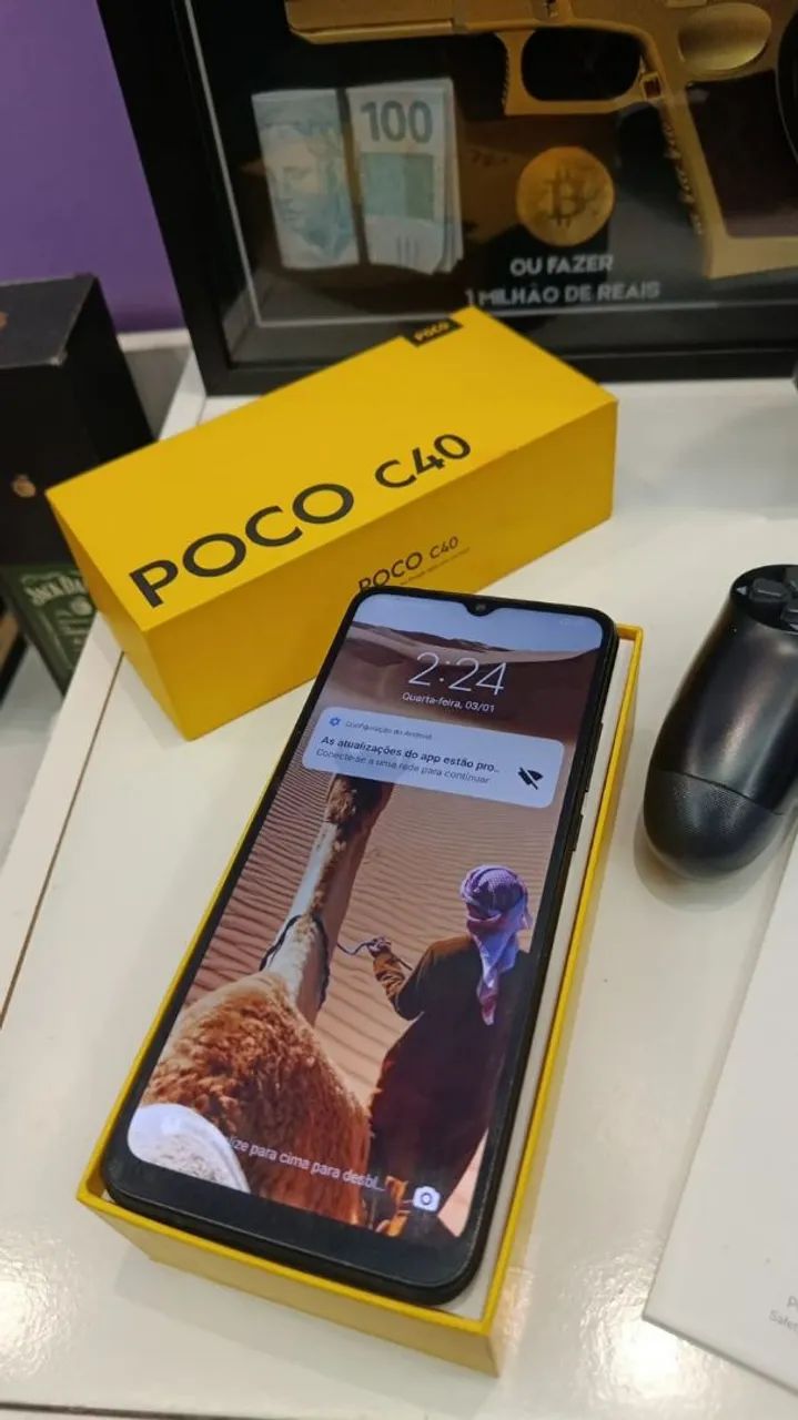 poco C40 já está formatado só pega e usar 