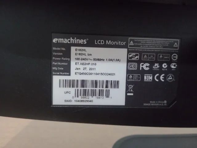 Vendo monitor 19 polegadas emachines - Foto 3