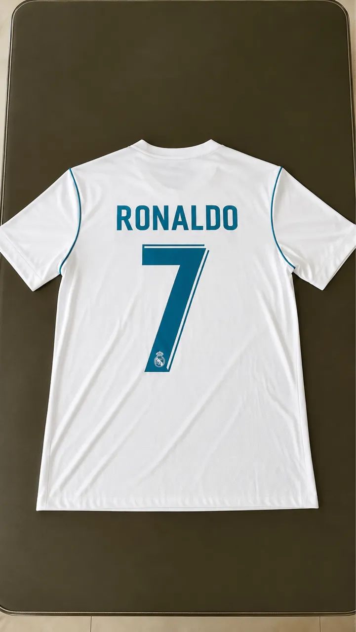 camisa titular do Real Madrid temporada 2017/2018 - Foto 2