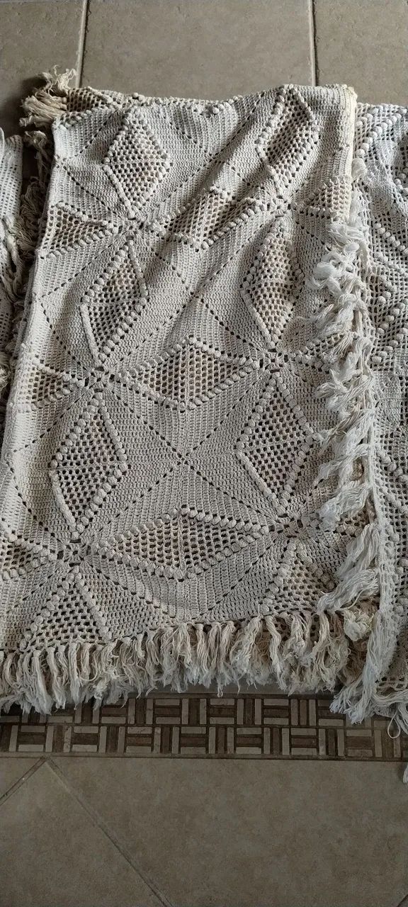 Colchas Artesanais em Crochê  - Foto 2