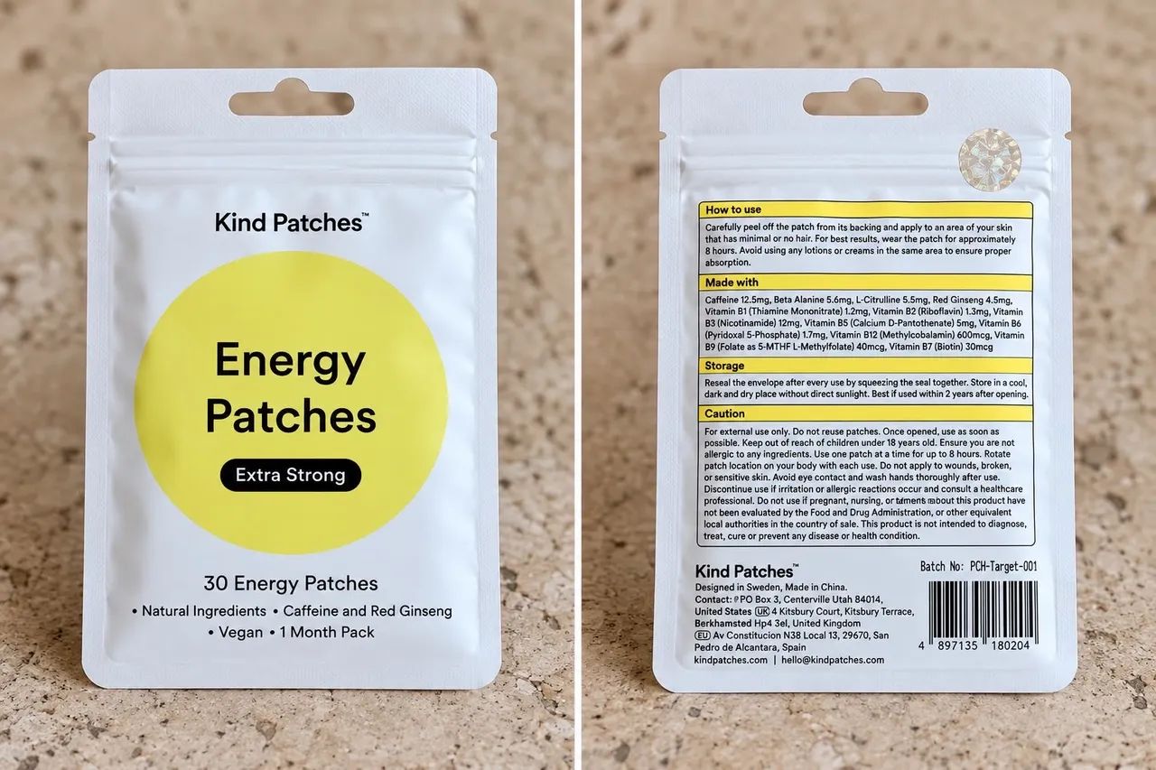 KIND PATCHES ENERGY EXTRA STRONG | 30 PATCHES
