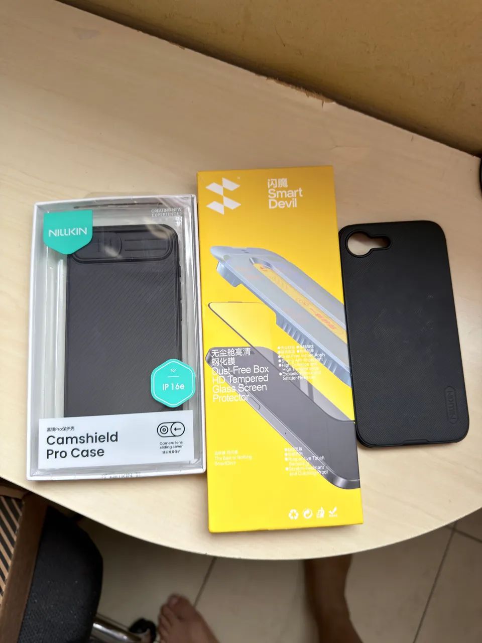 2 CAPAS NILKIN E JOGO PELÍCULA SMARTDEVIL IPHONE 16e