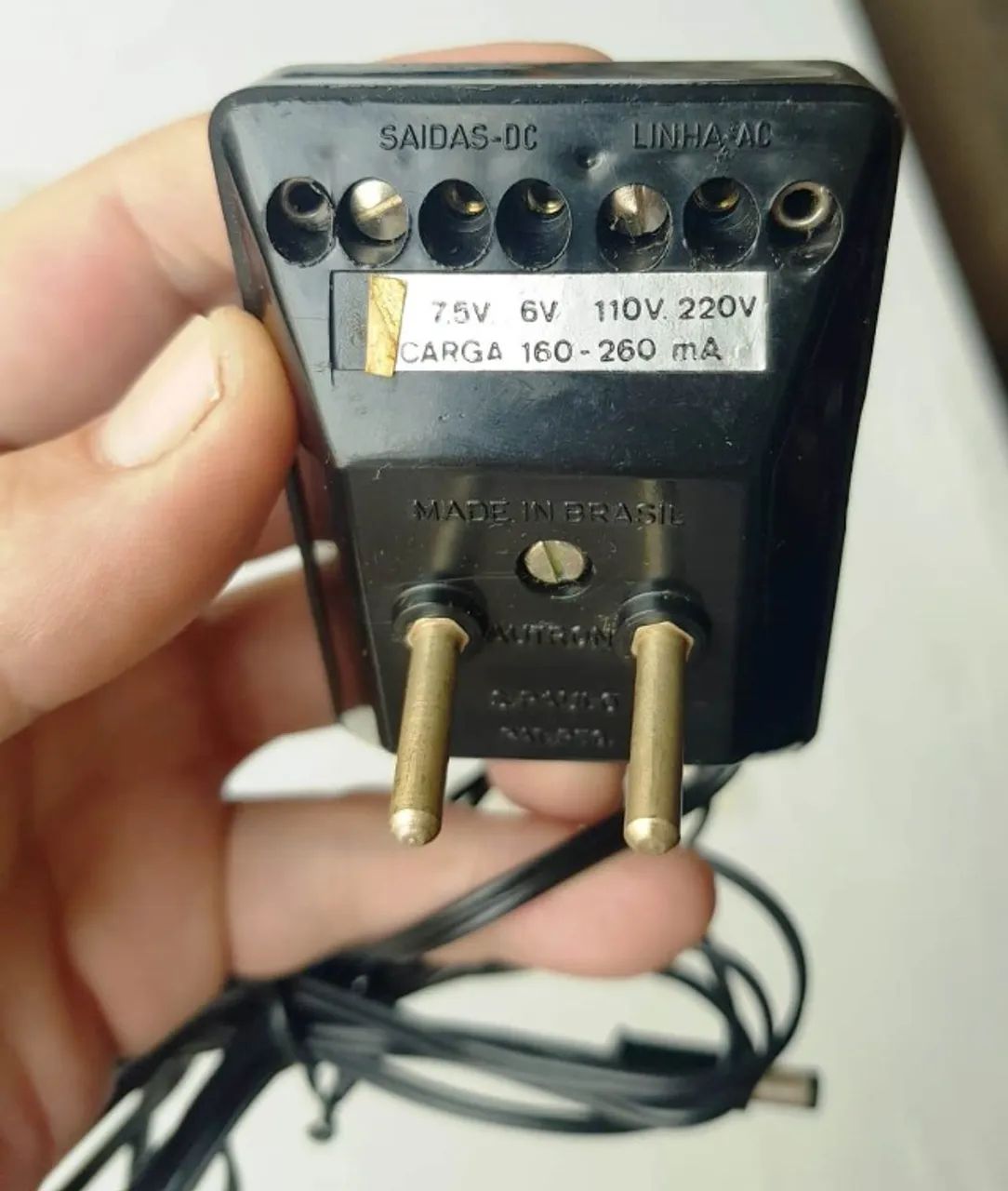 Fonte de Alimentação Com Ajuste de Tensão - Marca Evitpilhas Autron - Funcionando - Foto 3
