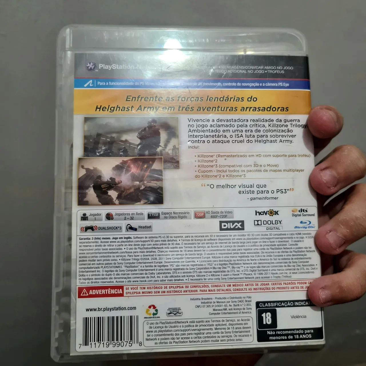Jogo ps3 killzone trilogy - Foto 3