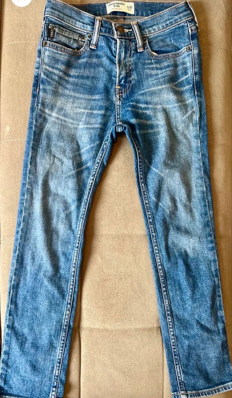 Calça jeans infantil Abercrombie TAM 10 - Foto 4