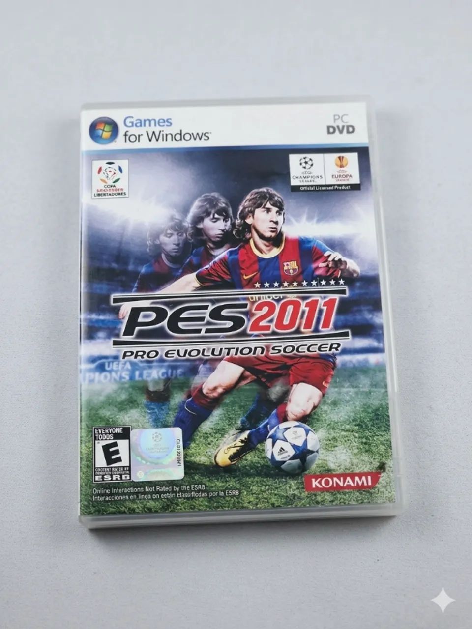 PES 2011 para PC original, completo com a capa e o manual 