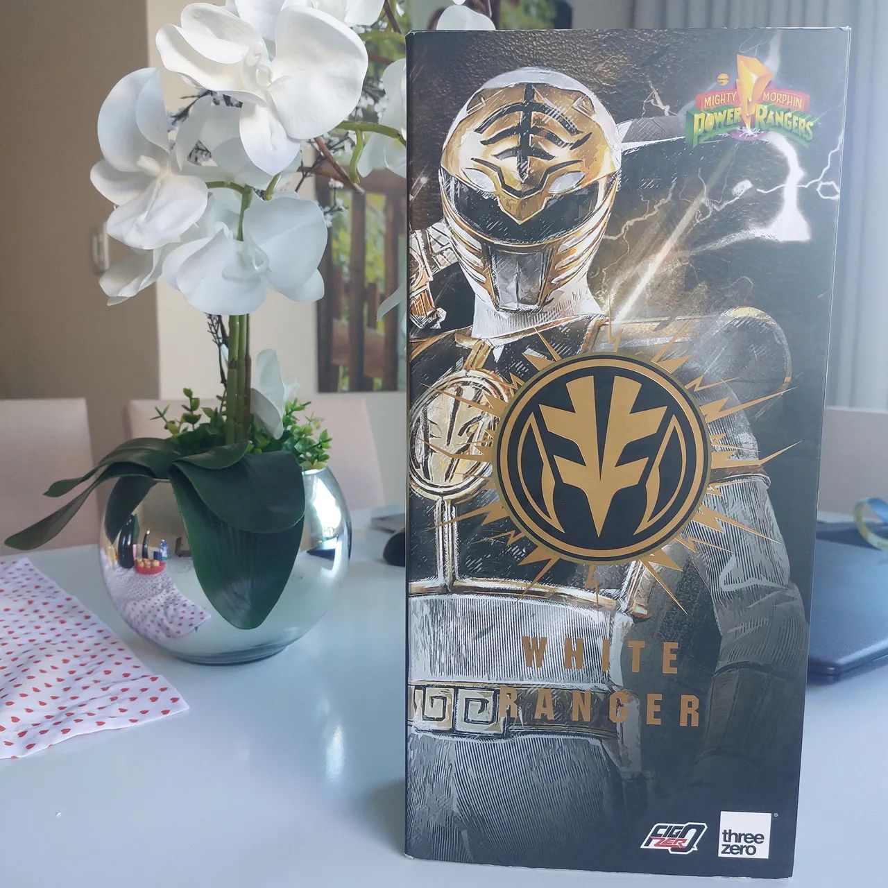 Power rangers Threezero - Ranger Branco 1/6