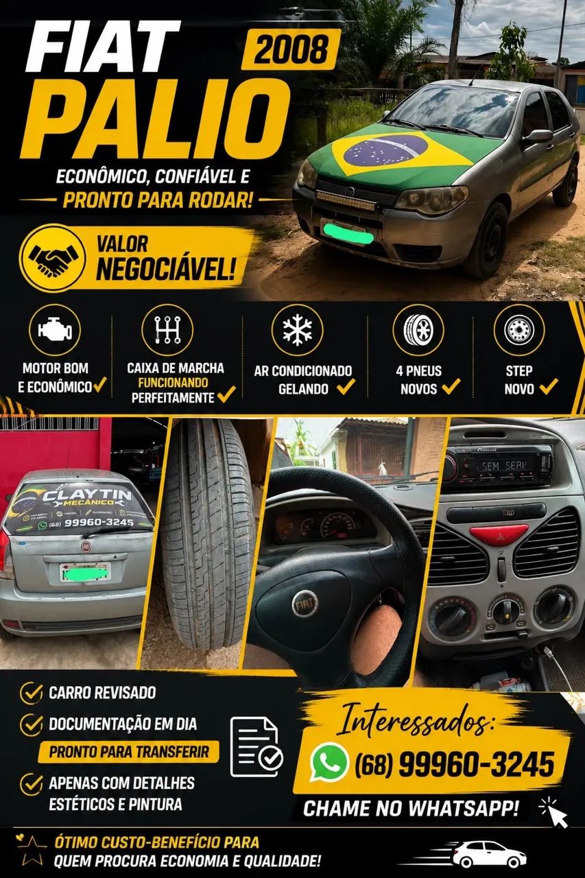 Fiat Palio 1.0/ Trofeo 1.0 Fire/ Fire Flex 2P 2008