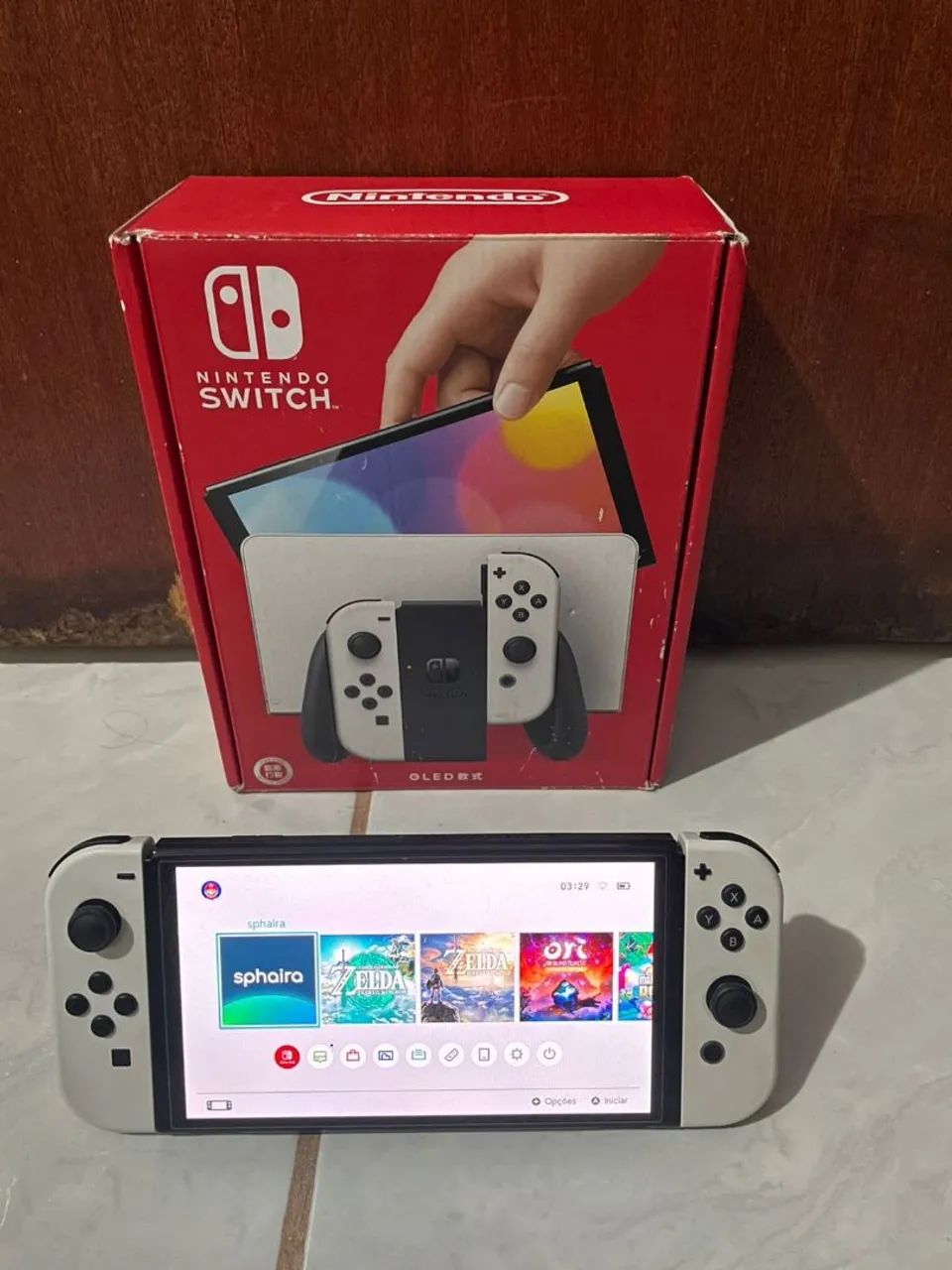 Nintendo switch OLED desbloqueado 