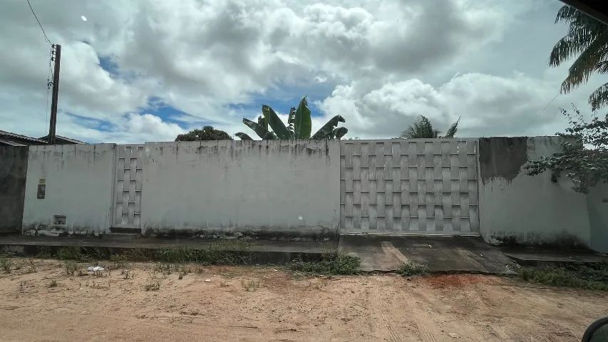 Portão usado (Garagem + pedestre)