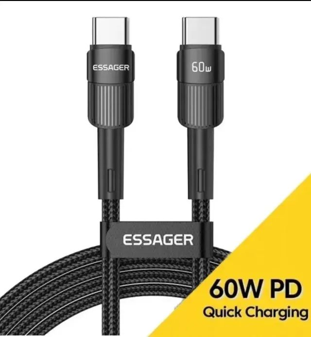 Cabo USB-C Essager 60w 2m 