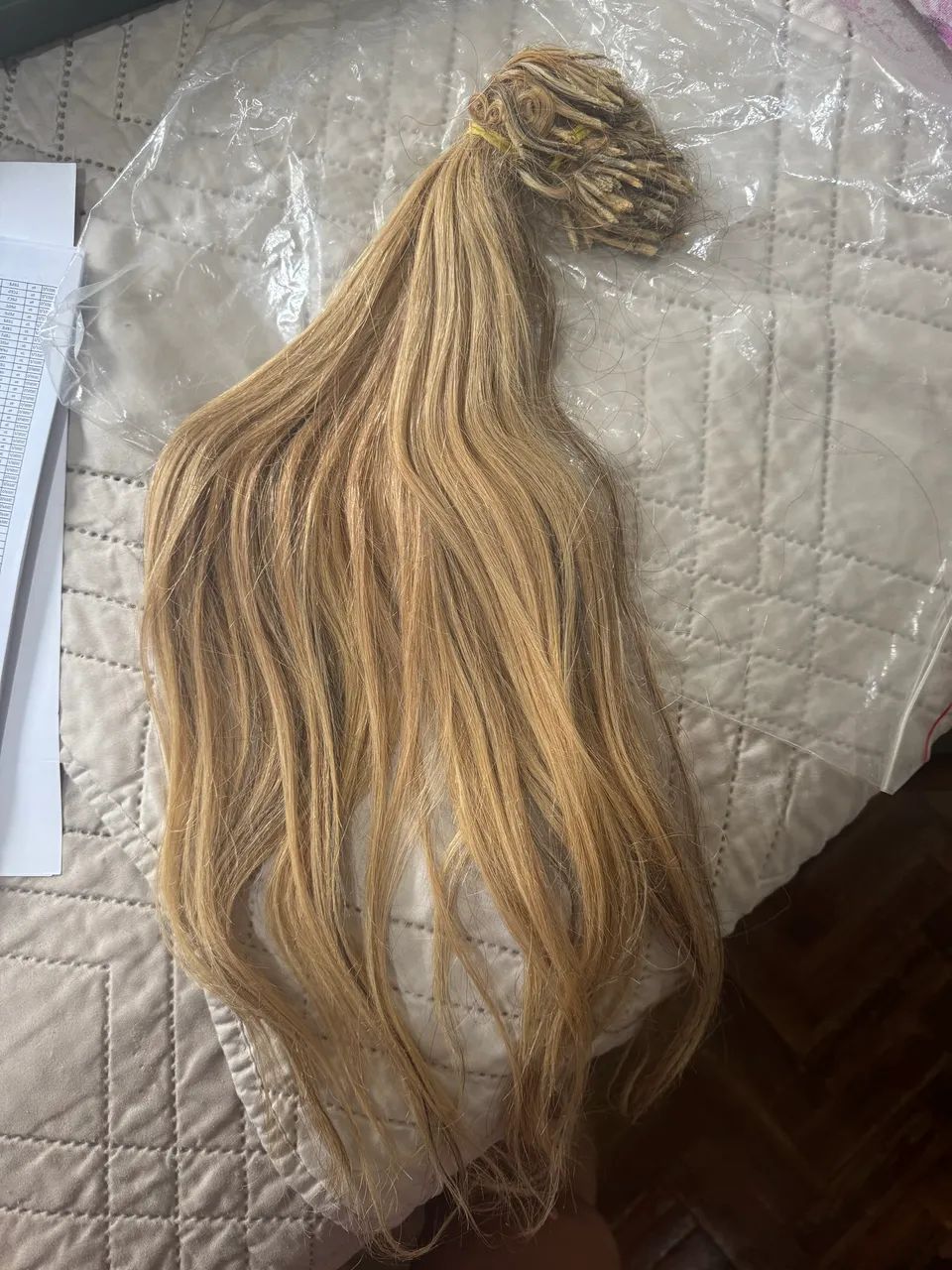 Megahair HUMANO loiro pronto pra ser utilizado  - Foto 2