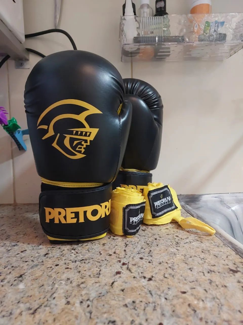 luva de Box/Muay Thai Pretorian 14 oz - Foto 5