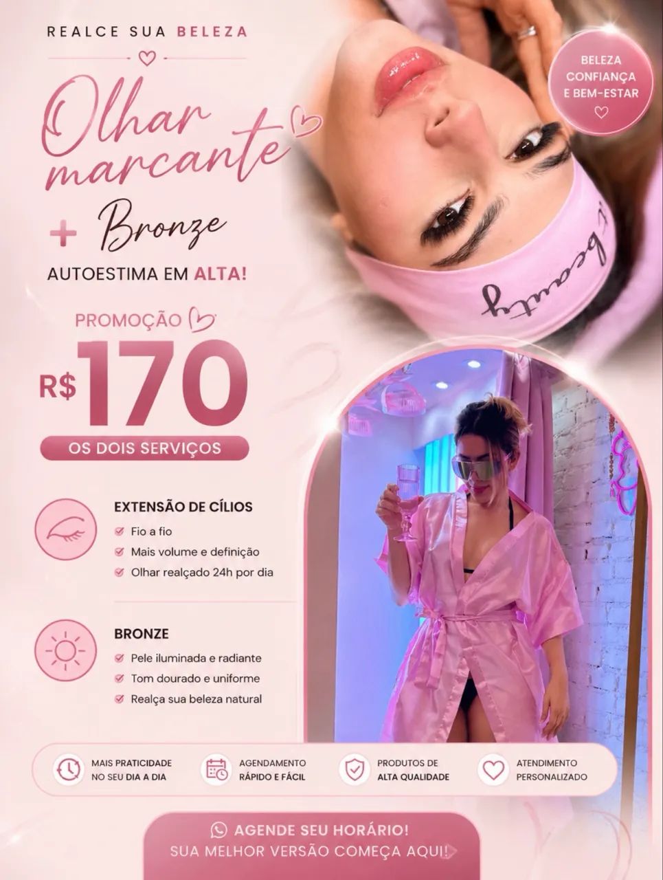 Cílios | Sobrancelhas | Nails | Estética facial e corporal | Bronzeamento | Cabelo  - Foto 3