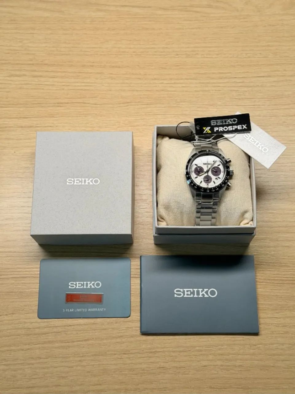 Relógio Seiko Prospex Speedtimer Panda SSC813P1 - Foto 5