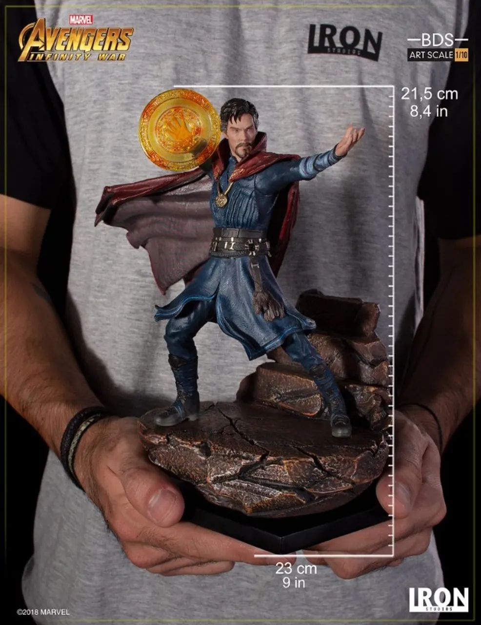 Estátua Miniatura Doctor Strange 1/10 Avengers Infinity War (IRON STUDIOS) - Foto 3