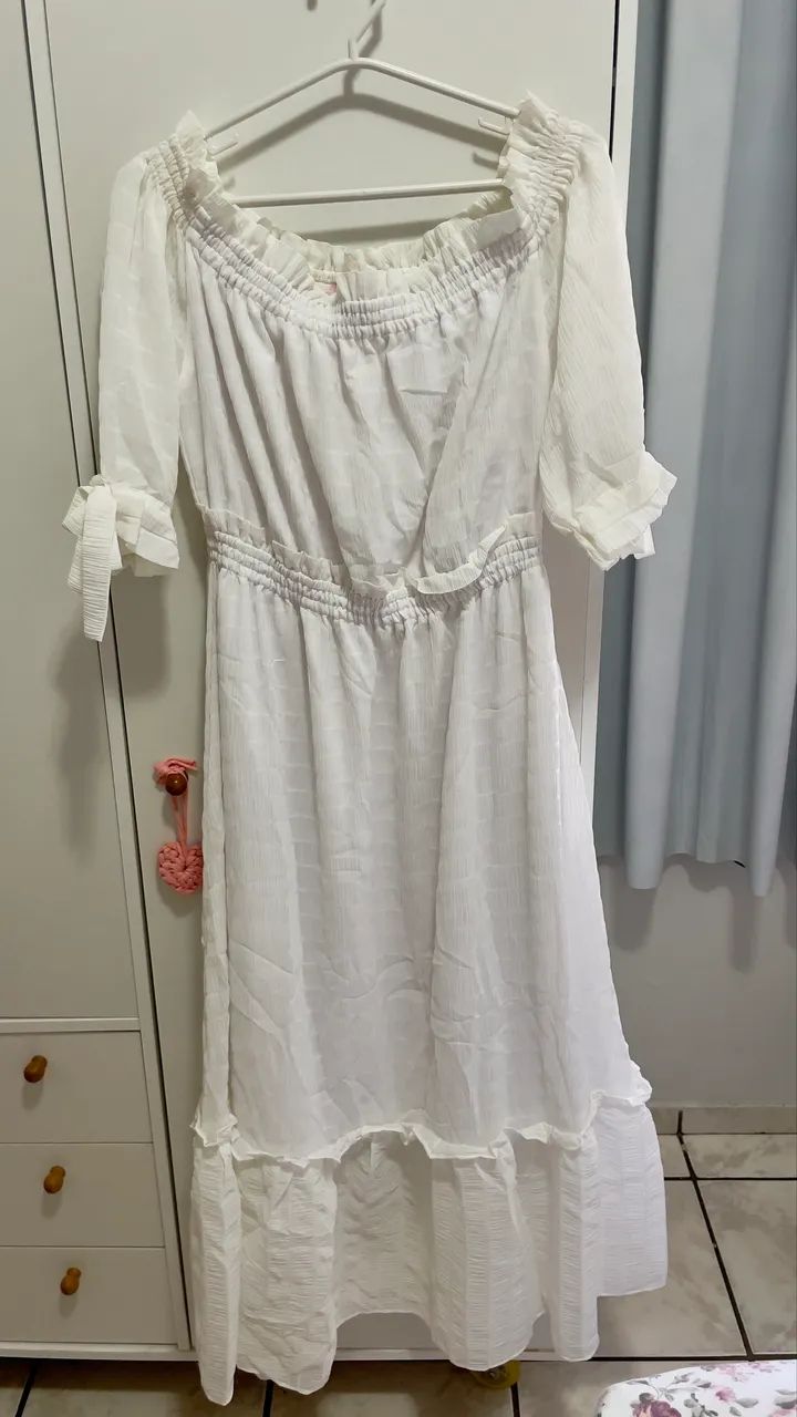 Vestido Cuplover Duqueza Branco - Foto 5