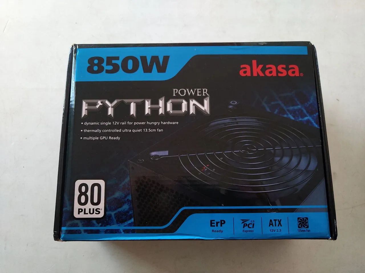 Fonte akasa python 850w real