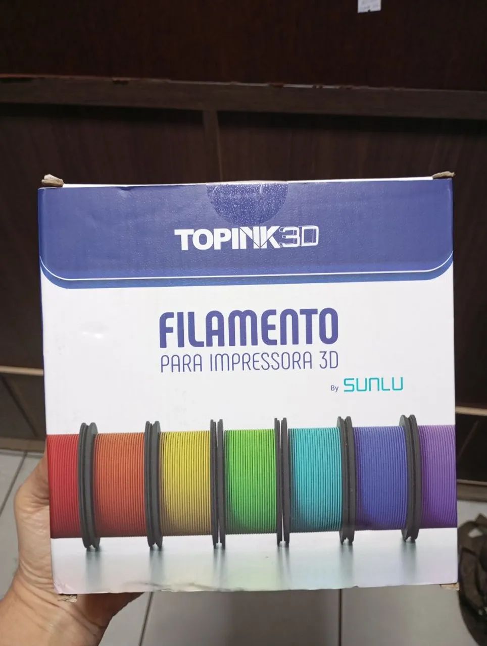 Filamento ABS vermelho 