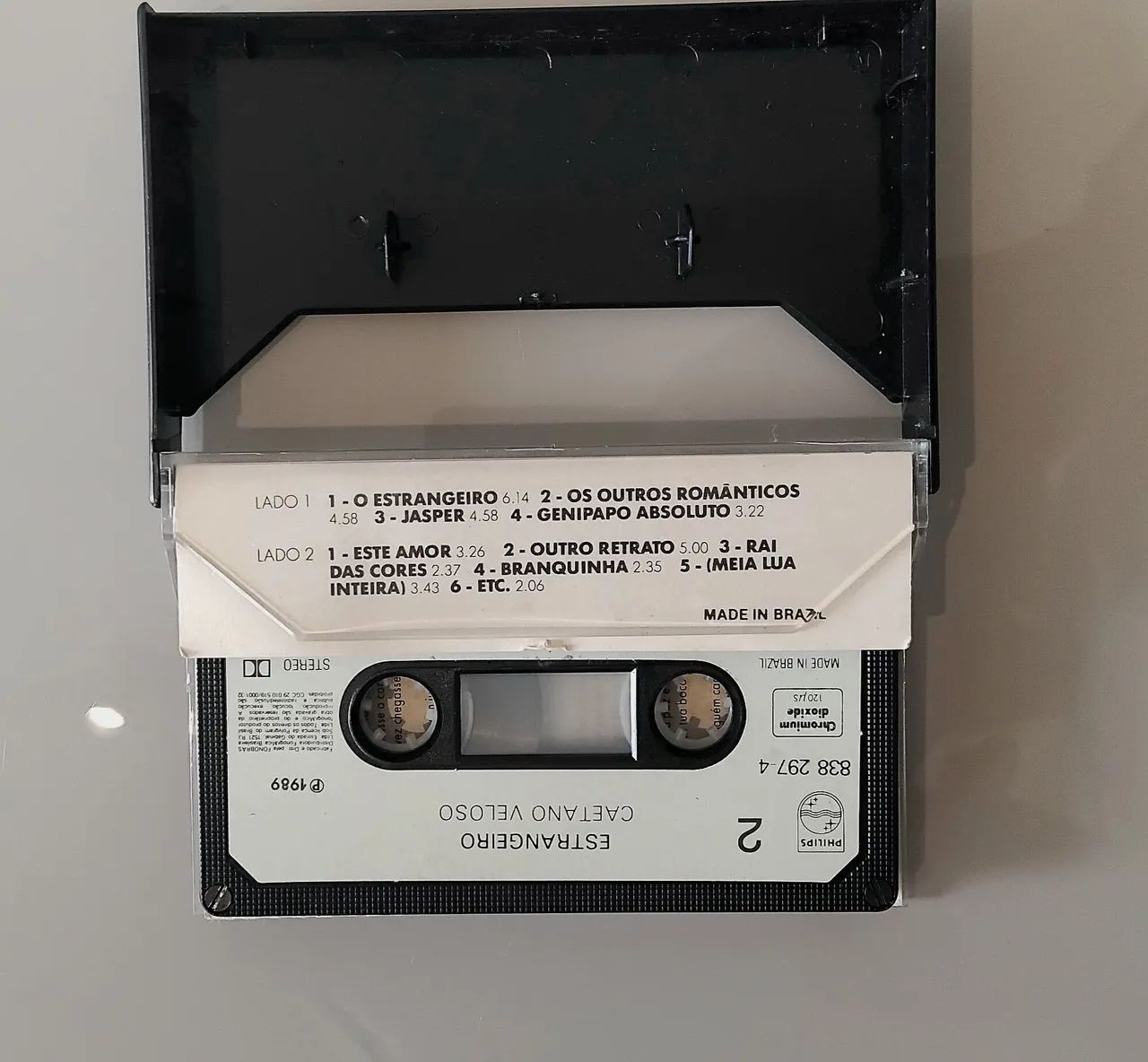 Fita k7, Caetano Veloso - Estrangeiro  - Foto 2
