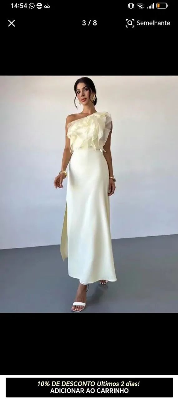 Vestido midi elegante 