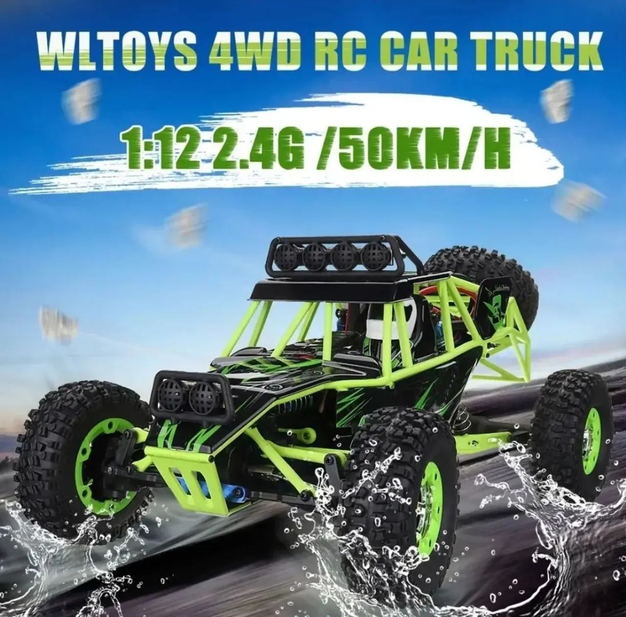 Carro wltoys 12428 1/12 50km/h - Brinquedos e Jogos - Felipe