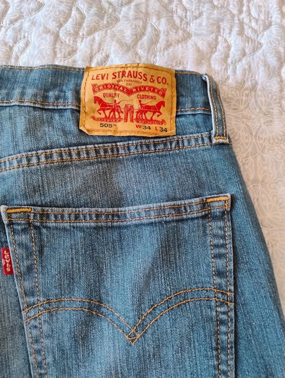 CALÇA JEANS LEVI'S ORIGINAL  - Foto 3
