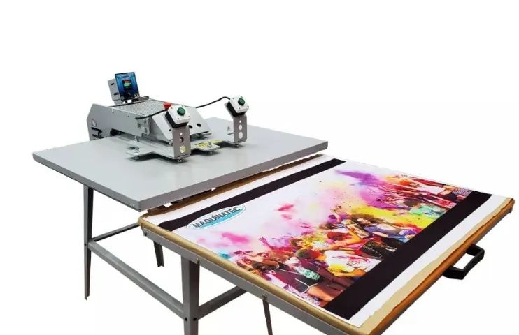 Prensa pneumática 80x100.