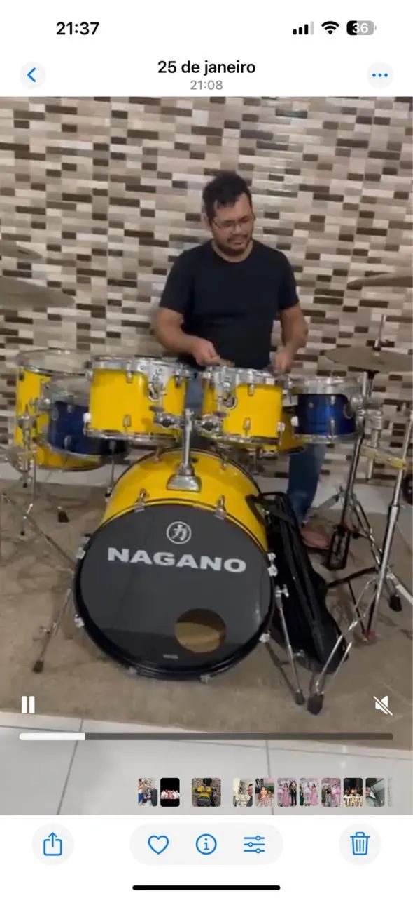 Bateria Nagano Garage Rock - Foto 6