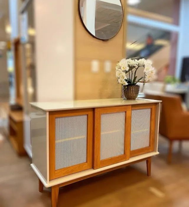 COMBO SALA: BUFFET + MESA DE JANTAR 90X90 CM