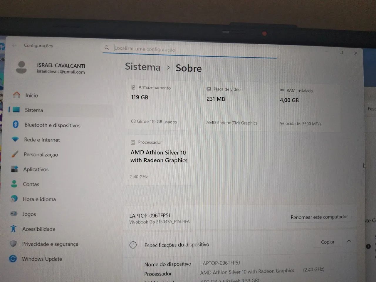 Notebook ASUS  - Foto 5