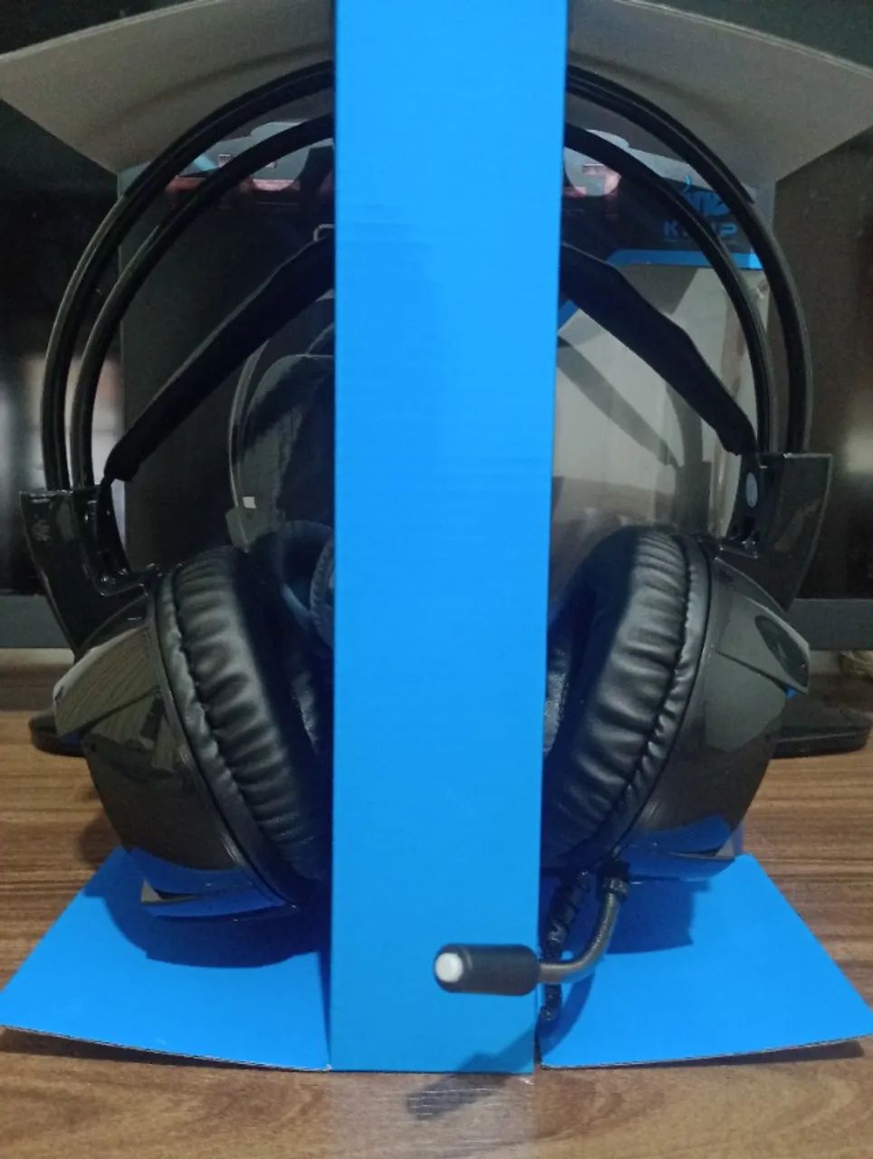 Fone Headset Gamer 7.1, Microfone, Knup KP 464, Com Led. - Foto 4