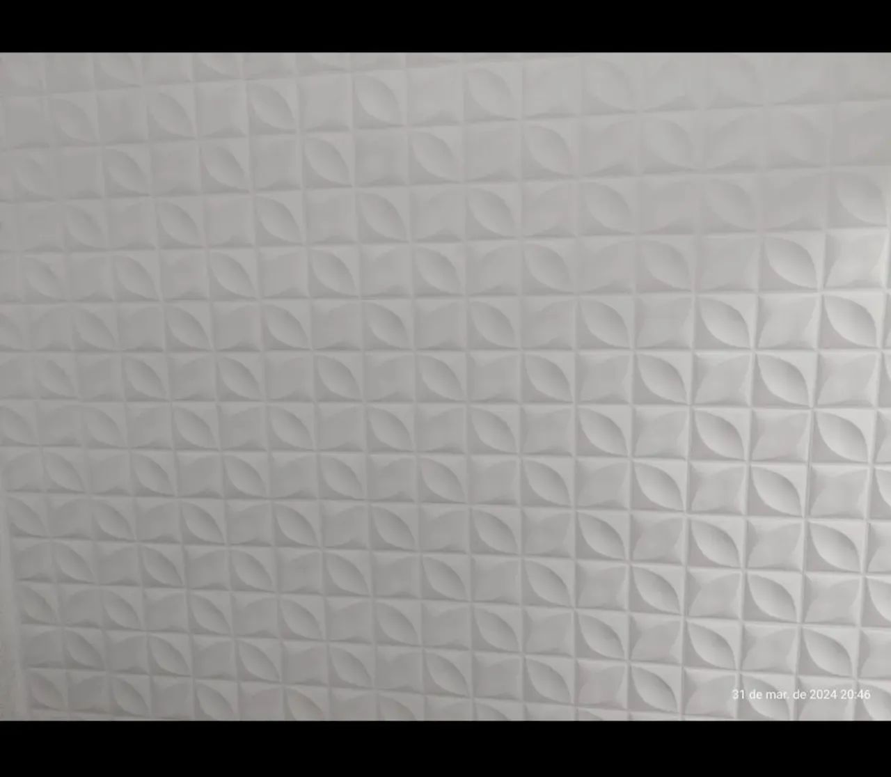 Placas de gesso floral  3D 30x30 - Foto 3