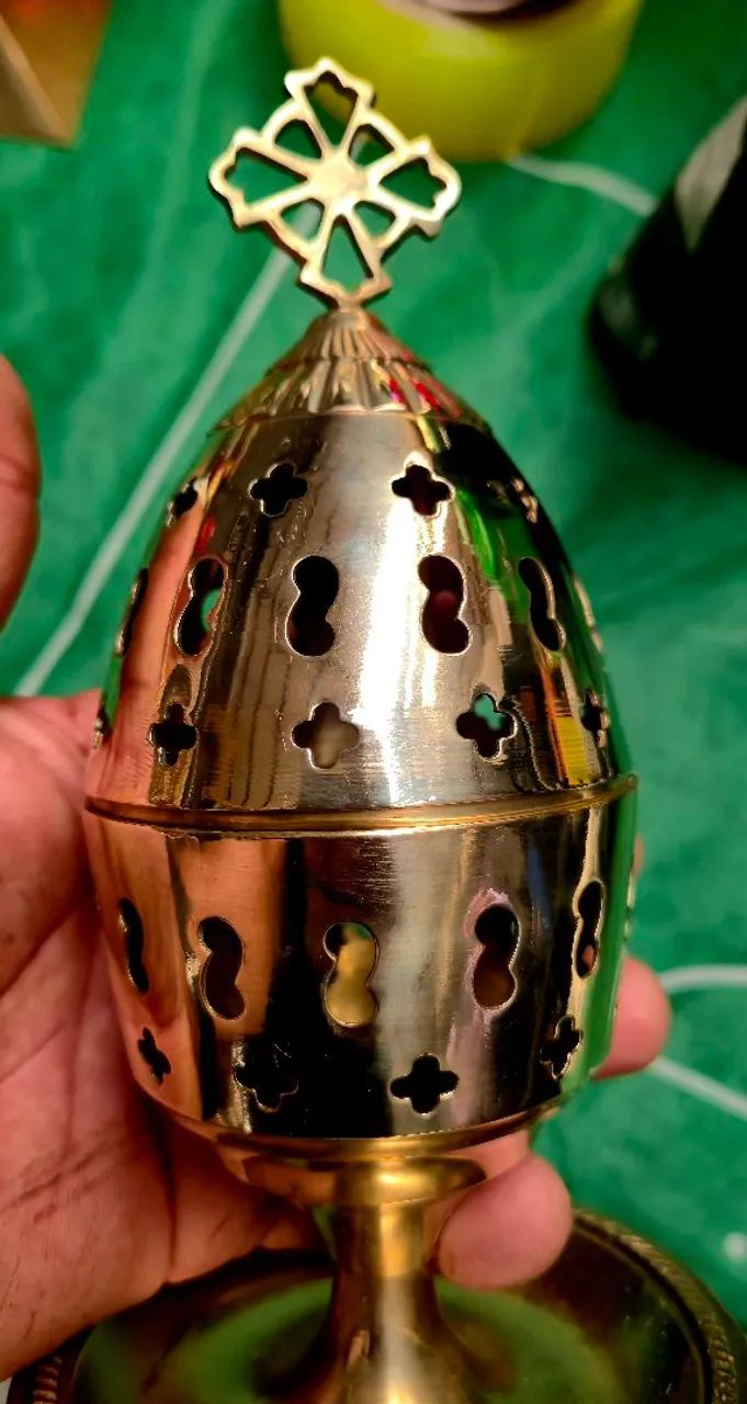 Incensário bronze antigo  - Foto 2