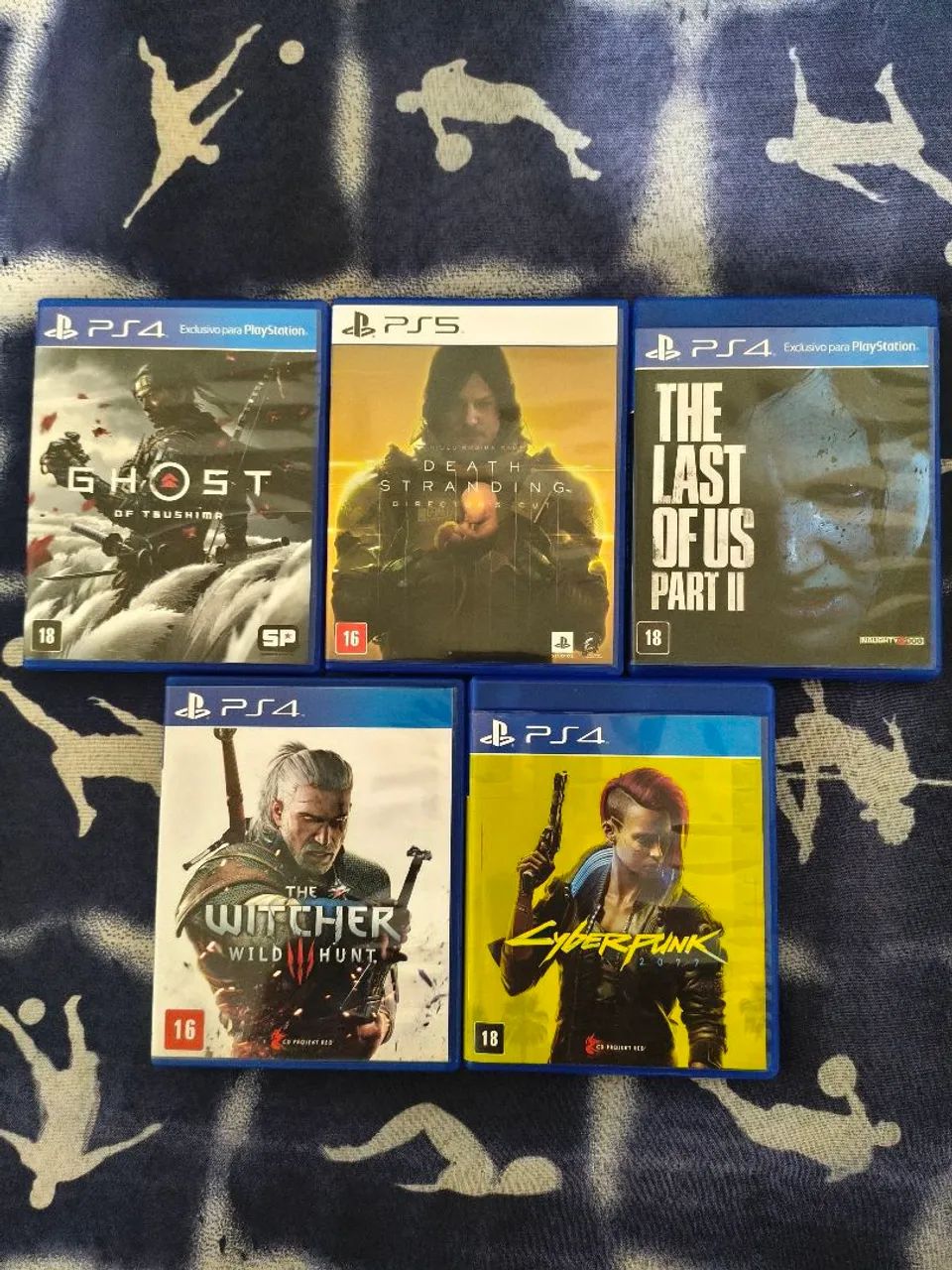 Vendo PS5 slim mídia física com 5 jogos um controle, aceito cartão  - Foto 2