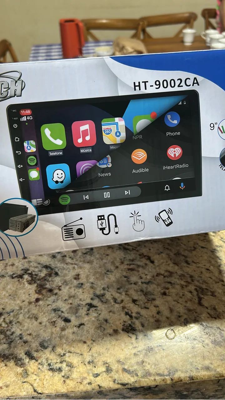 MULTIMÍDIA 9 POLEGADAS CARPLAY SEM FIO 