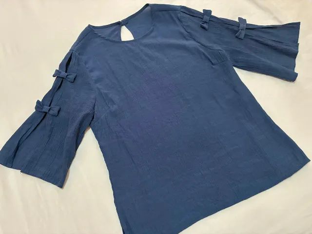 Blusa algodão marinho P