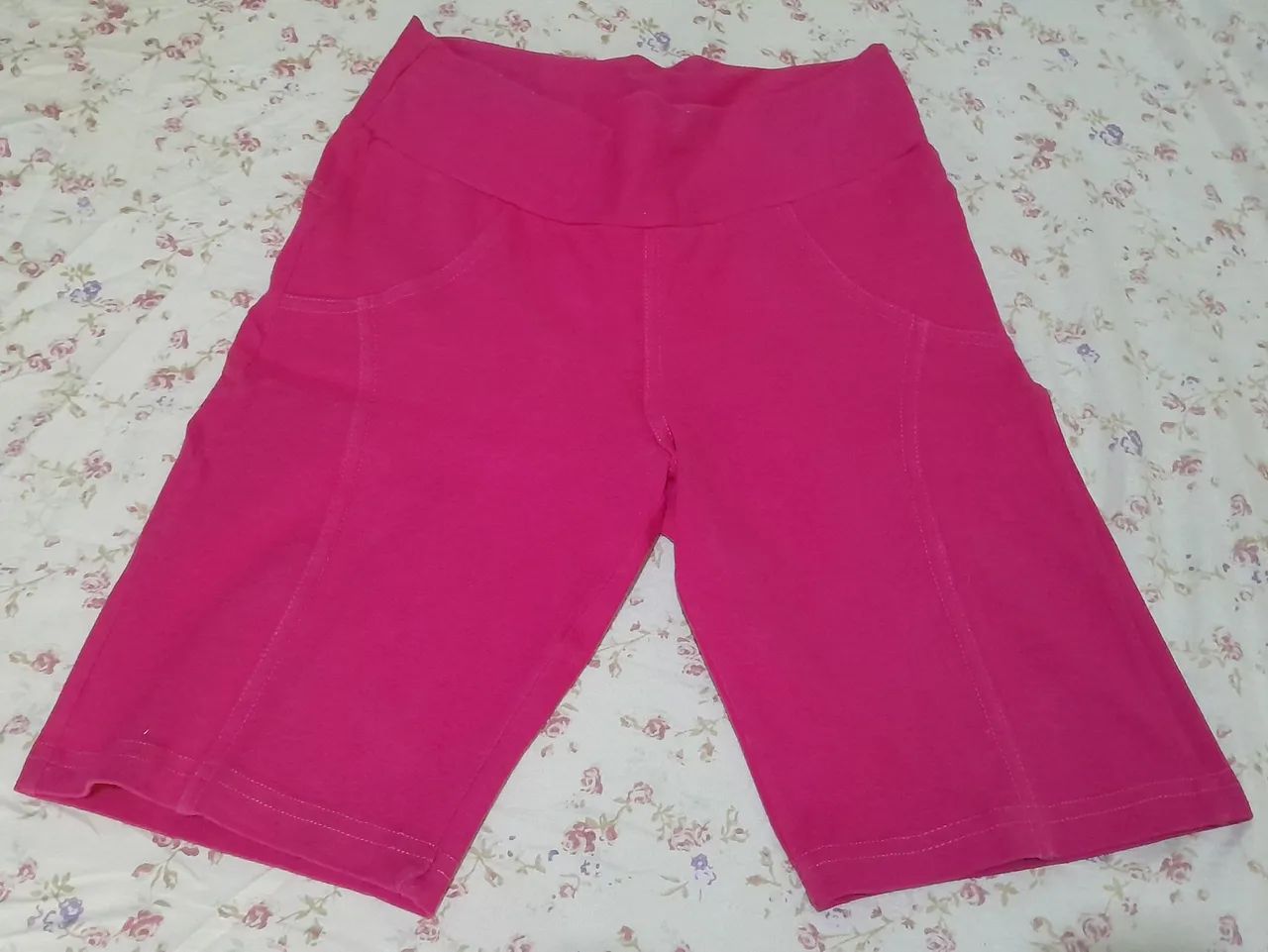 BERMUDA FEMININA ROSA/PINK ( Nova)