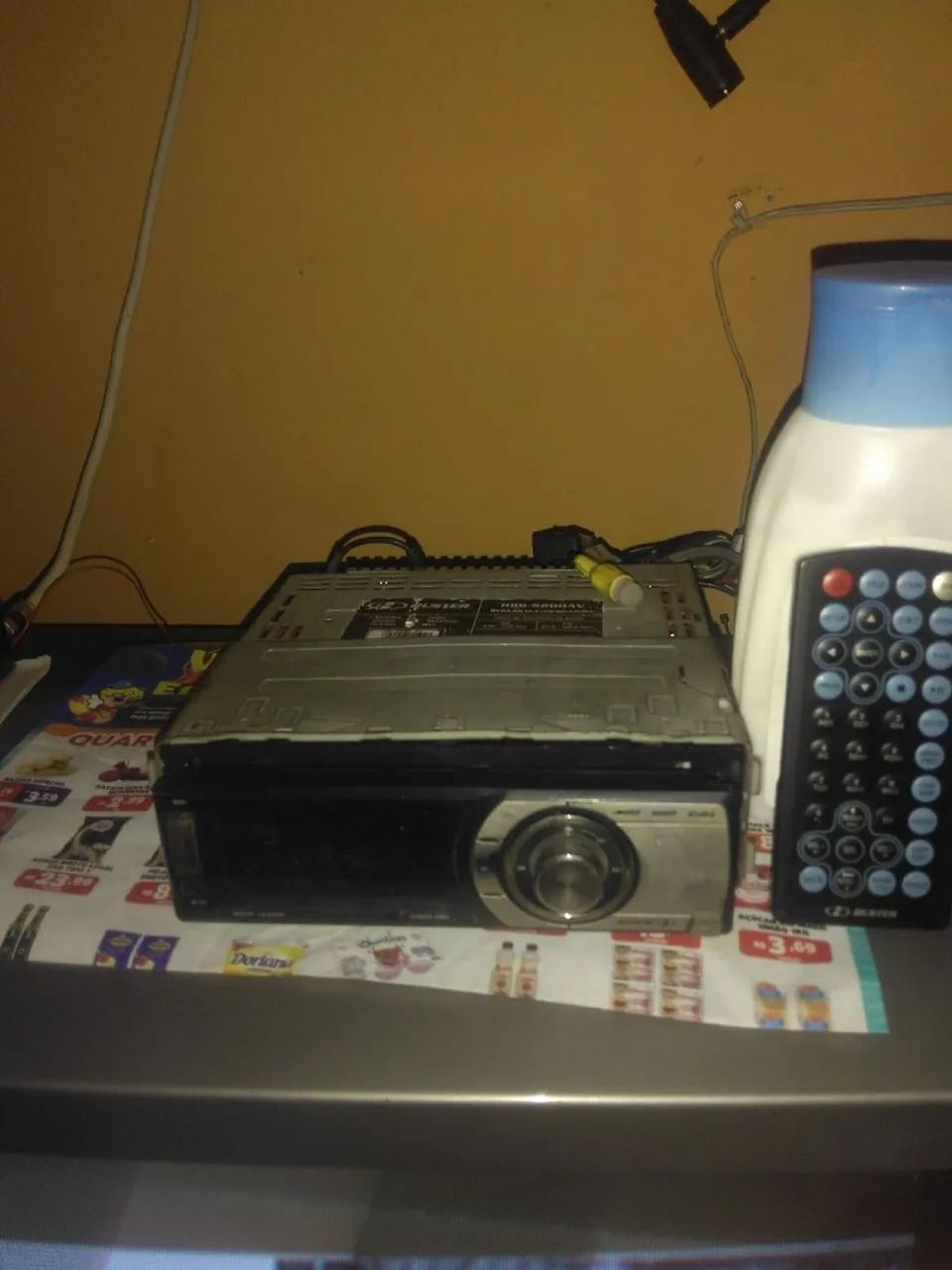 Rádio dvd Buster com controle 