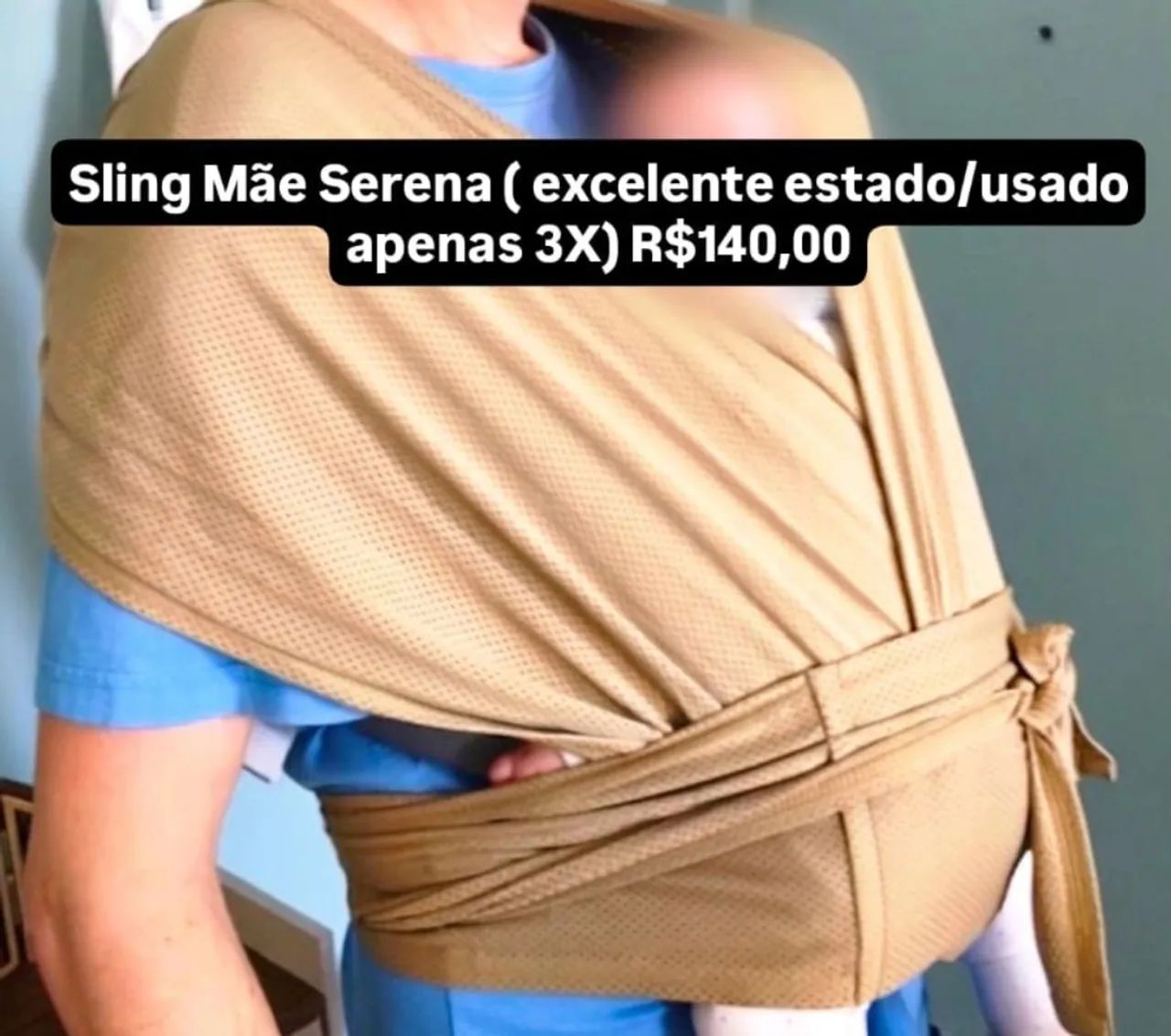 Bebê Sling mamãe serena novo. - Foto 4