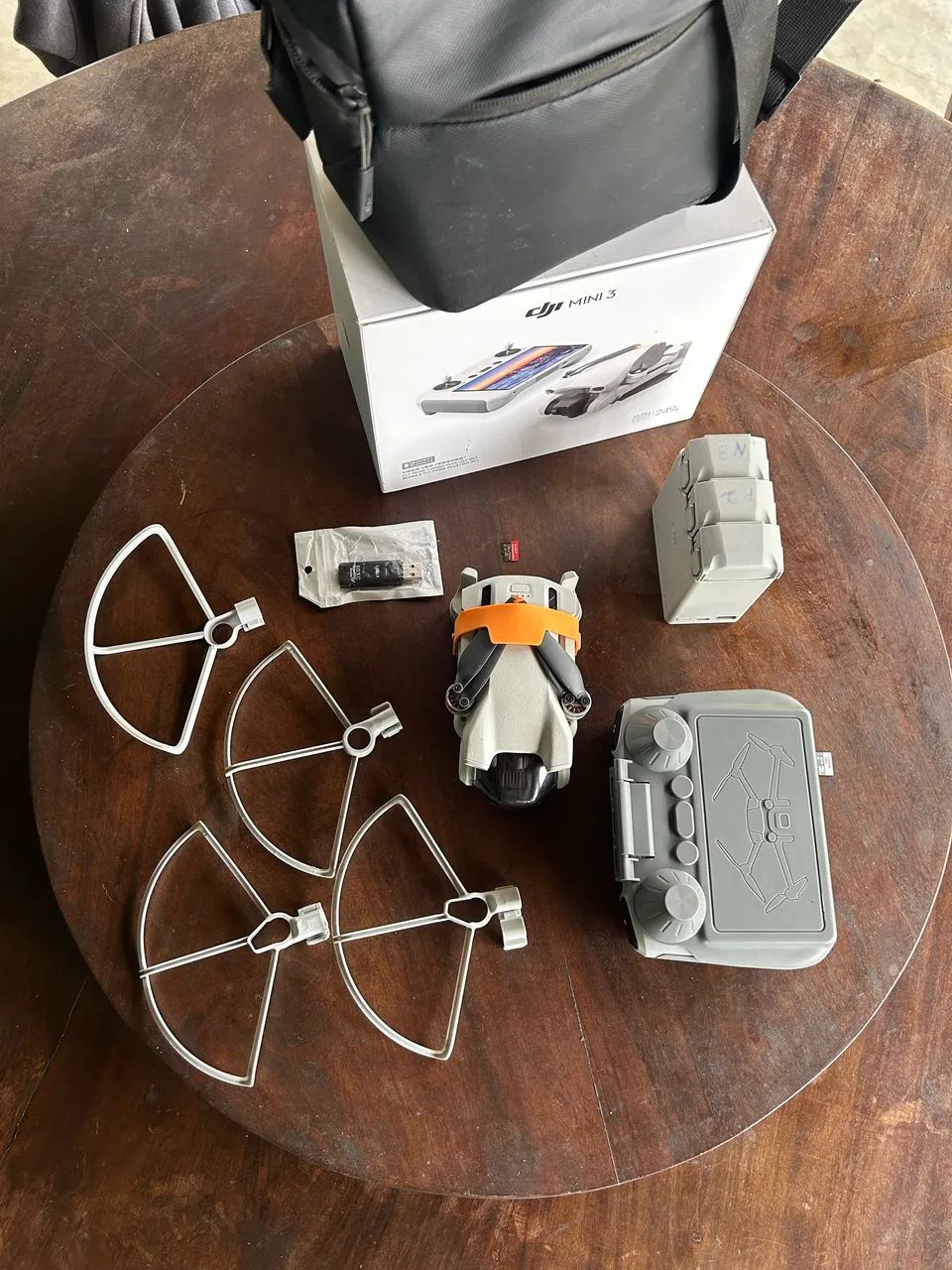 Drone DJI mini 3, controle RC com tela. Levo até você! - Foto 3