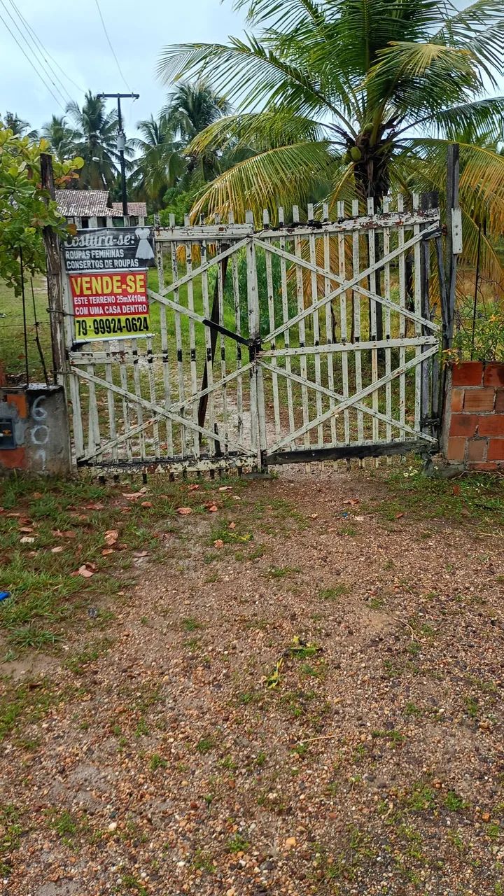 Terreno 25x410 mts com casa 