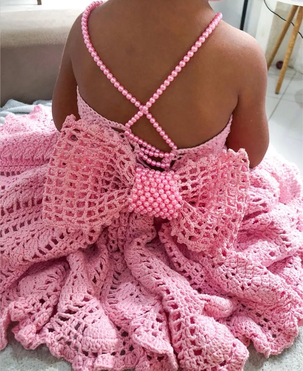 Vestido Aurora - Crochê. - Foto 2