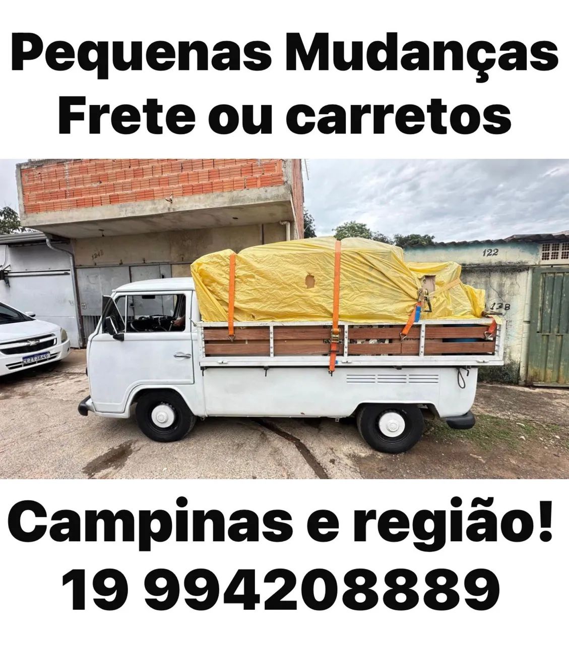 Mudanças e Carretos em Campinas | Pequenas Mudanças com Cuidado