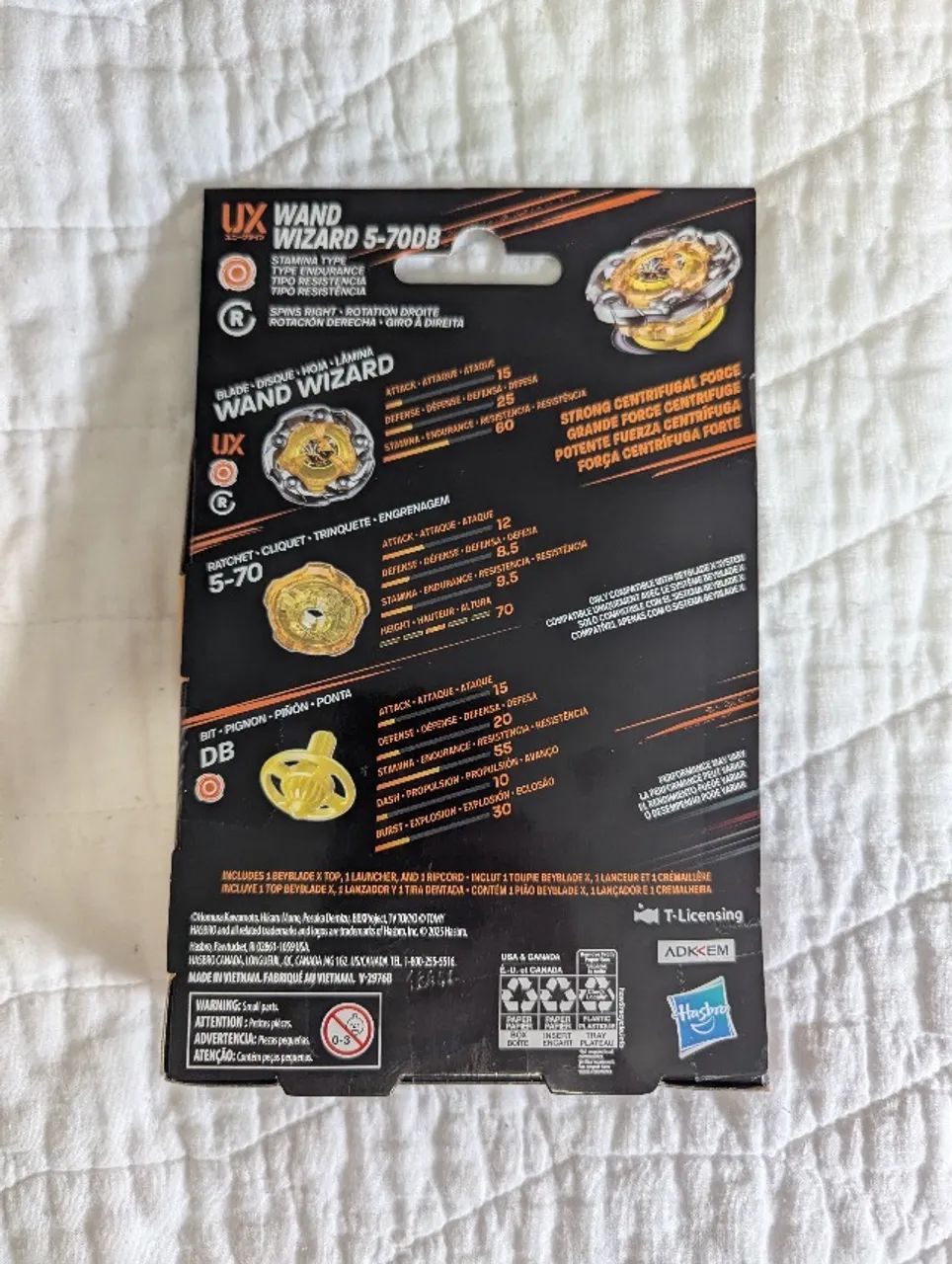 Beyblade X Wand Wizard 5-70DB ORIGINAL HASBRO-TAKARA TOMY