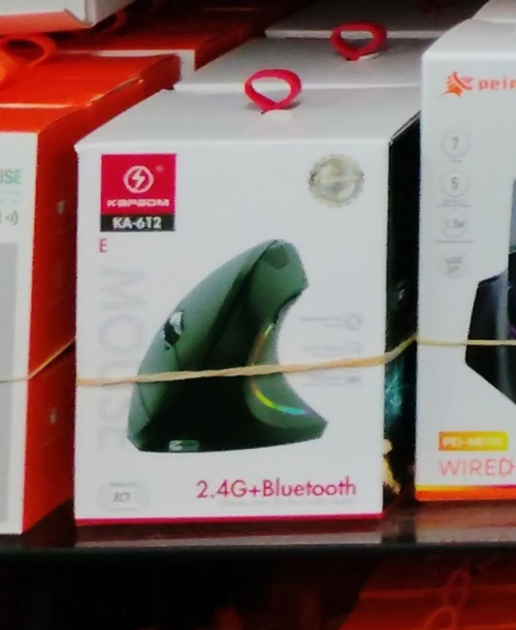 Mouse vertical conexão wireless mais Bluetooth sem fio  - Foto 2