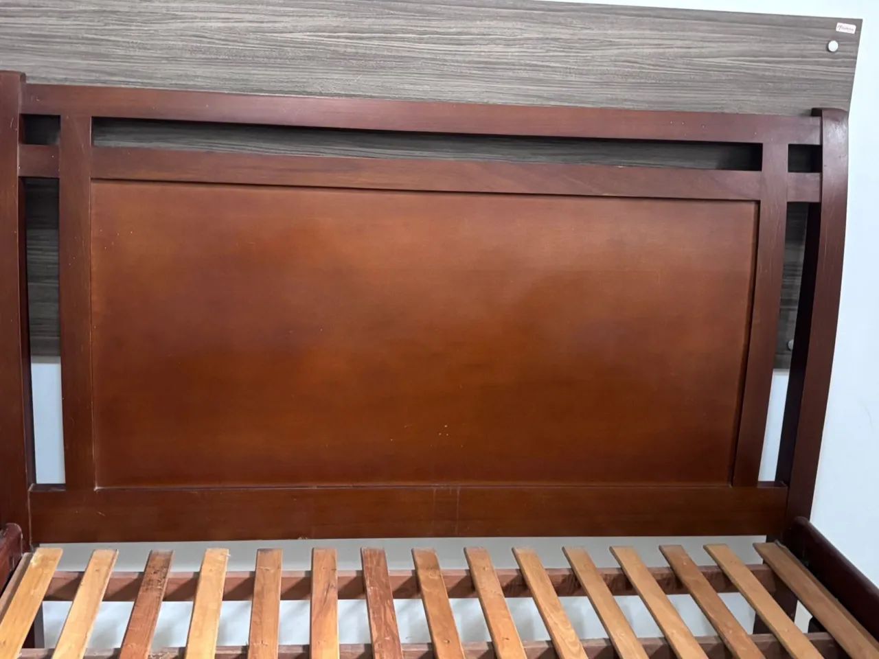 Cama de casal 100% madeira - Foto 4