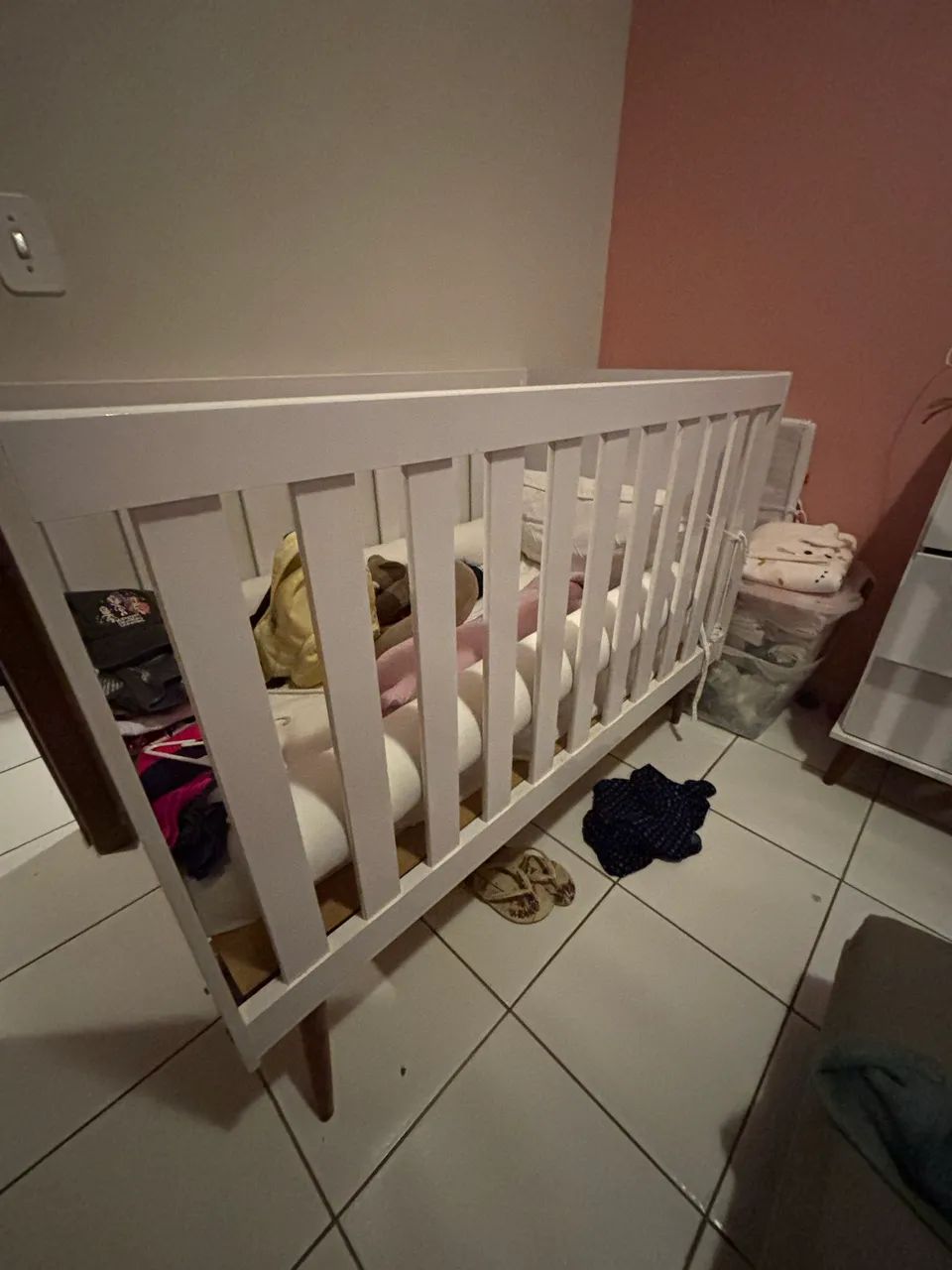 Berço MDF Branco