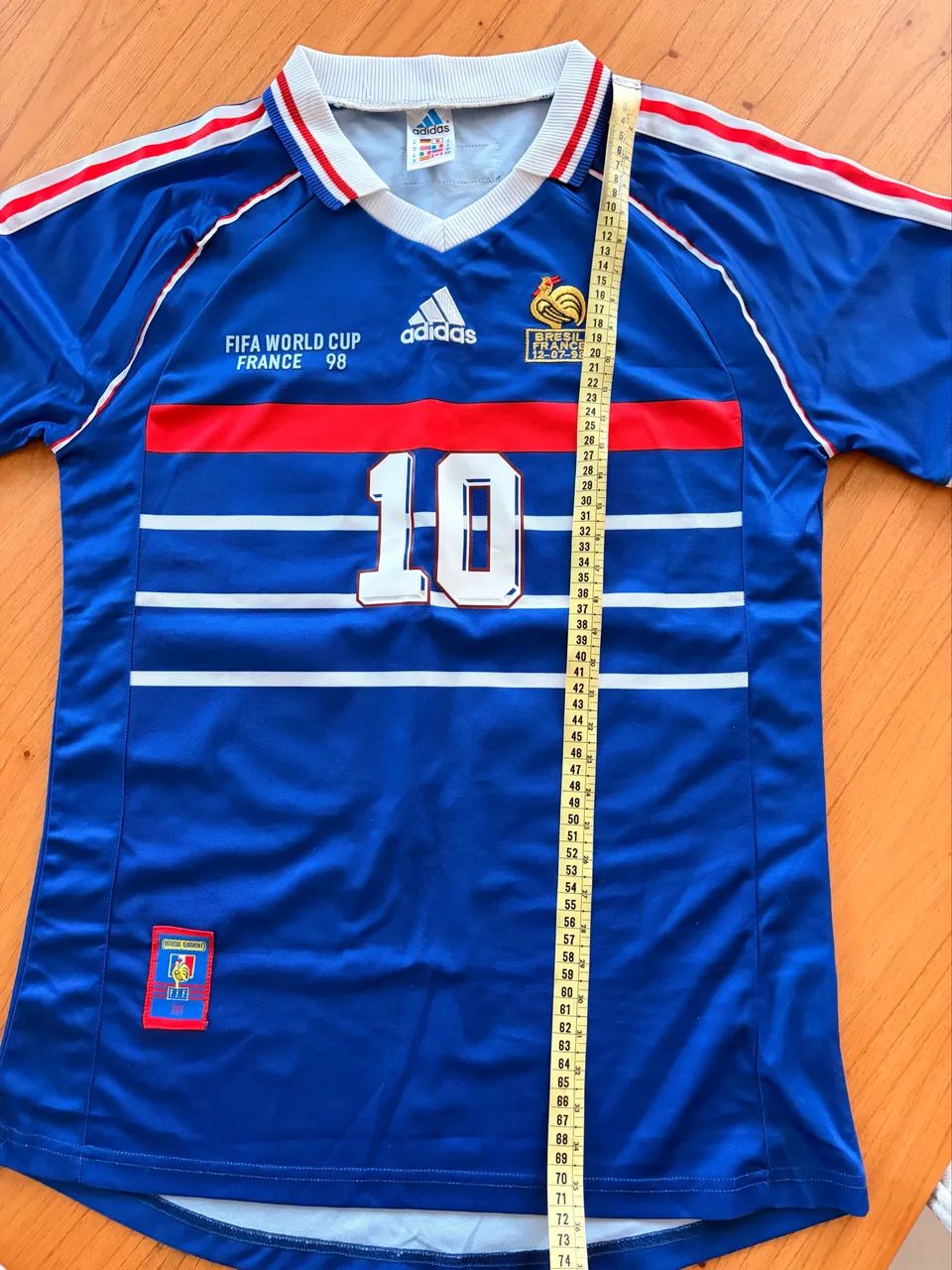 Camisa Zidane França Copa 1998 - Foto 4