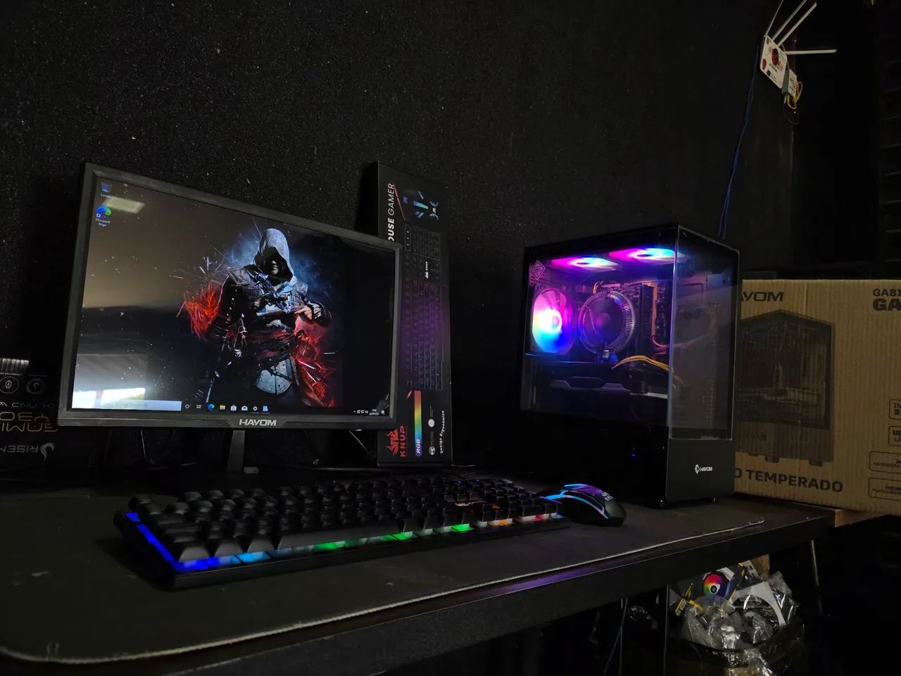 pc gamer completo passo cartão entrego  - Foto 3